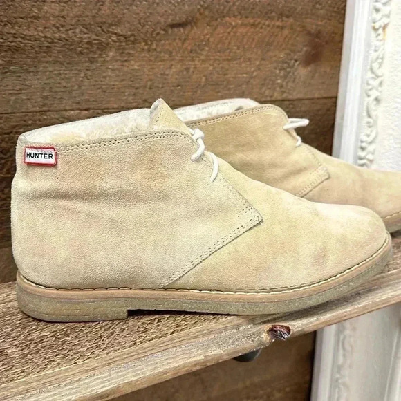 HUNTER Chukka Desert Suede lace up boots size 39/8.5 - Picture 4 of 11